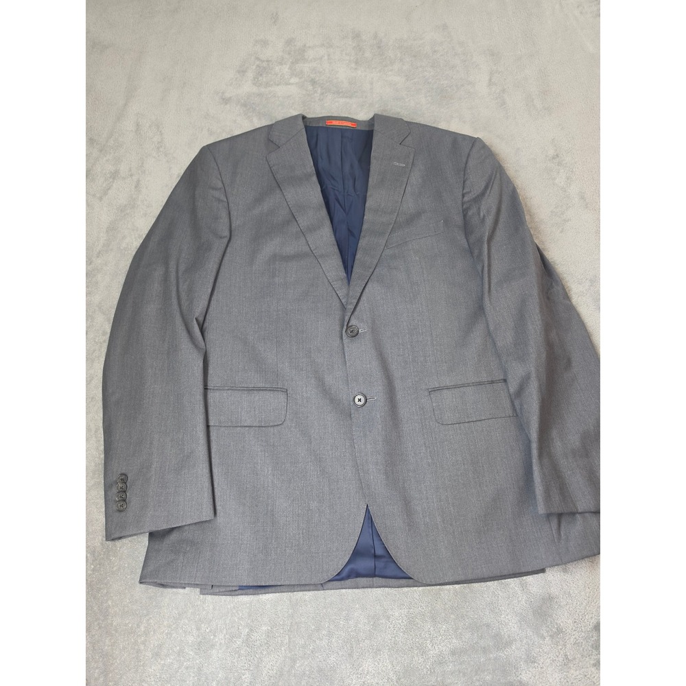 Cremieux Tallia di Delfino Men's 100% Wool Gray Suit 44R 38